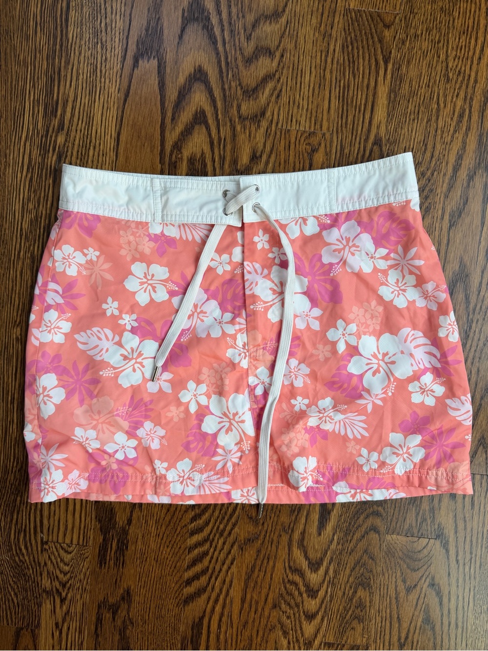 Forever 21 Surf Swim Beach Y2K Bohemian Hawaiian Tropical Print Mini Skirt